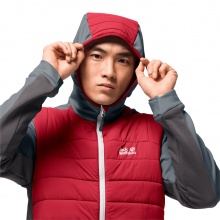 Jack Wolfskin Hybrid Jacket Crossing Peak grey/red Men